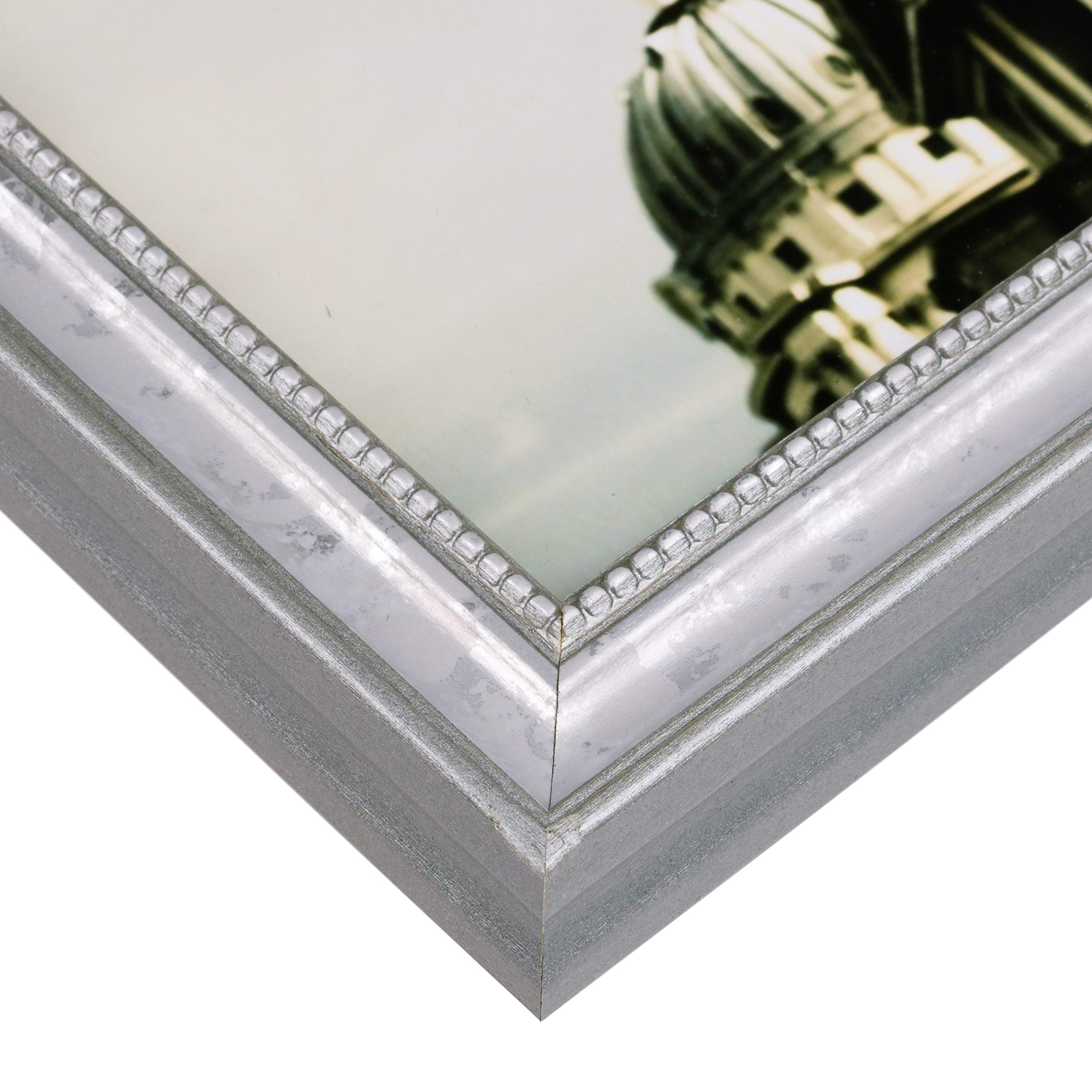 Amazon.co.jp: Craig Frames 314SI 20 x 24インチ 装飾的 シルバー